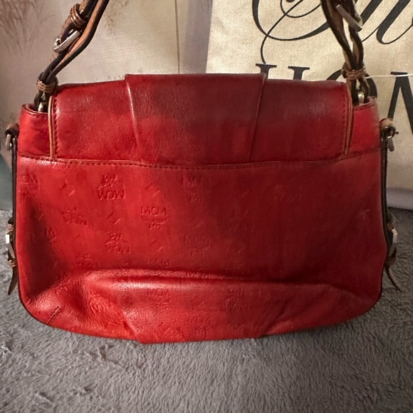 MCM shoulder bag. Painted. EUC. Please see pictures. - Picture 5 of 14